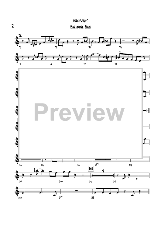 Free jazz ensemble sheet music